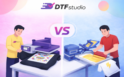 DTF czy Sitodruk: Która technika wygrywa? (Analiza kosztów przy 50, 500 i 5000 sztuk)
