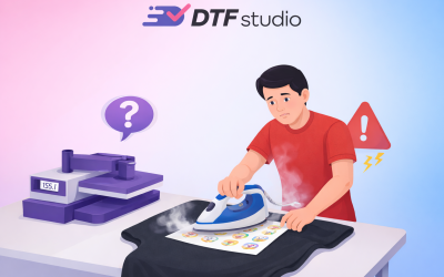 Czy transfer DTF można wgrzać żelazkiem? Poradnik